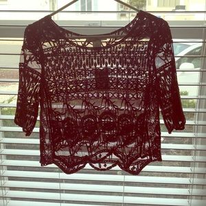 Burgundy Lace Top (never worn)